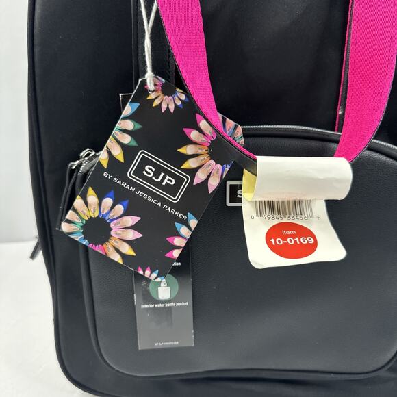 Sarah Jessica Parker 16" RFID Convertible Laptop Backpack - Black/Candy - Picture 2 of 5